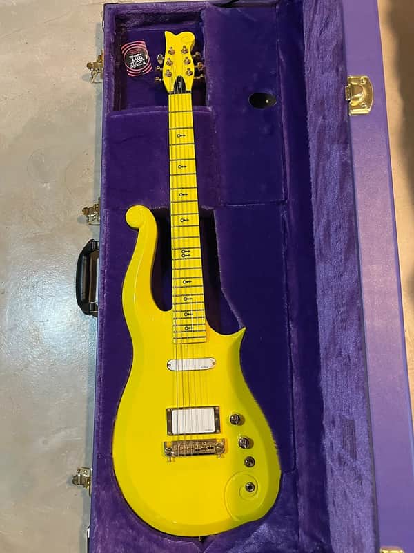 Schecter Diamond Series Prince Cloud Guitar Last one Yellow image 1