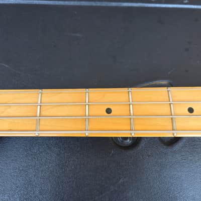 Vintage 1983 Fender Precision Bass Elite I Bass Guitar w/ Original Plastic Molded Case! image 8
