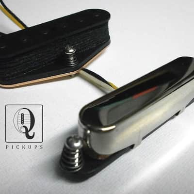 Coil Tapped Telecaster A2 A5 Custom Pickups SET Hand Wound Tele Fits Fender by Q pickups image 1