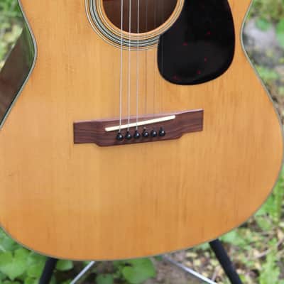 Yamaha FG-75 acoutic guitar Nippon Gakki 1970's - natural image 2