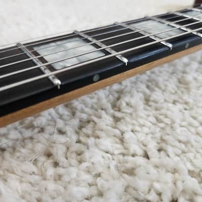 Fender Warmoth Telecaster replacement neck with Kluson tuners roasted maple ebony fretboard pearl block inlays tele rosewood image 8