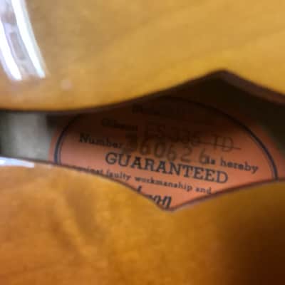 Gibson Es 335 1965 - Sunburst image 8