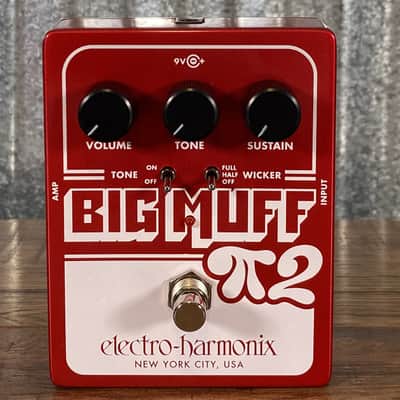 Electro-Harmonix EHX Big Muff Pi 2 with Tone Wicker Fuzz Guitar Effect Pedal image 2