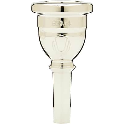 Denis Wick DW5880B-SMU Steven Mead Ultra Series Baritone Horn Mouthpiece in Silver Regular SM4U image 2