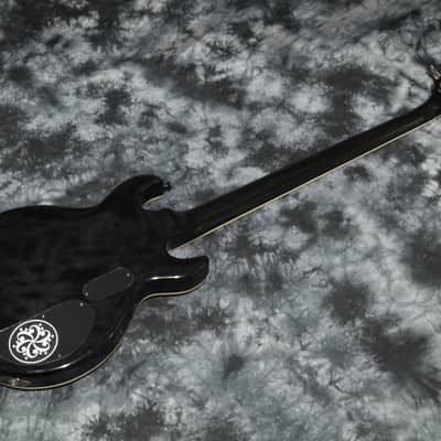 Schecter Scorpion Tribal Bass Left Handed with Darkglass Tone Capsule preamp and Bartolini Pickups image 12
