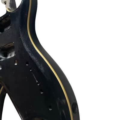 Black Solid Guitar BICH Style Body image 5