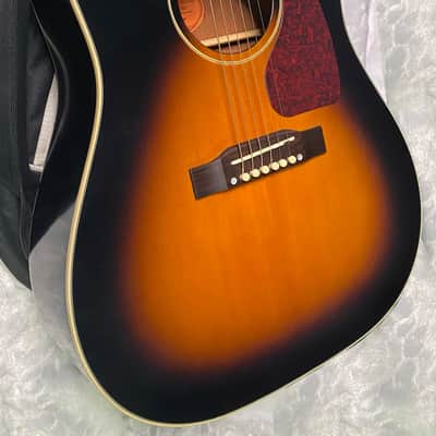 NEW! Epiphone Inspired by Gibson J-45 Standard Acoustic-Electric Guitar - Vintage Sunburst - Gig Bag - Authorized Dealer - G07327 image 5