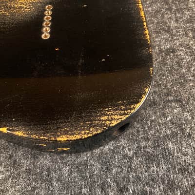 Telecaster Replacement Body Black Nitro-Cellulose finish image 9