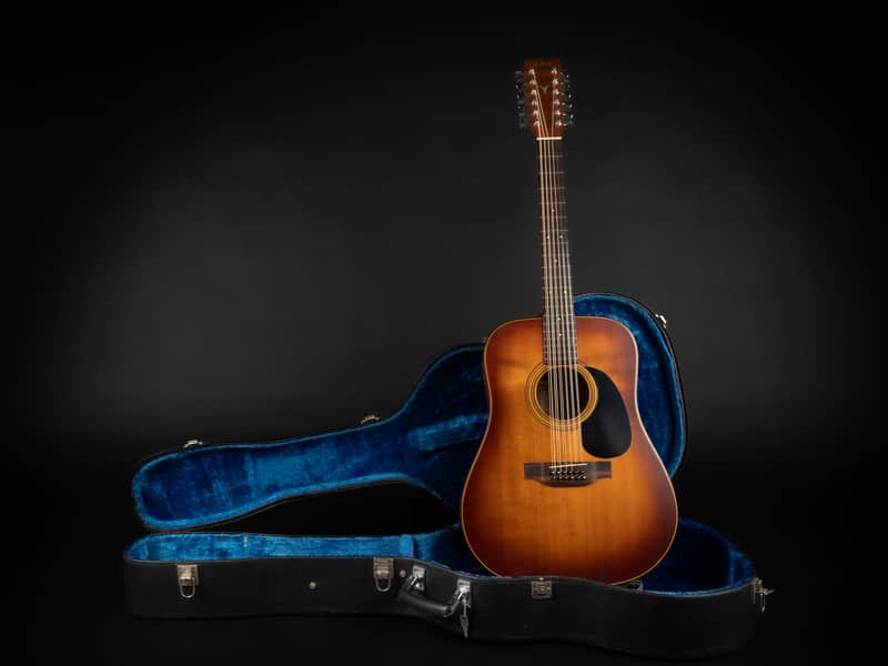 1988 K. Yairi YW11-12 - Vintage Sunburst Satin | Vintage Japan 12-String Dreadnought Acoustic Guitar | OHSC image 1