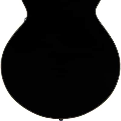 D'Angelico Premier SS Semi-Hollow Body Electric Guitar, Black Flake w/Gig Bag image 11