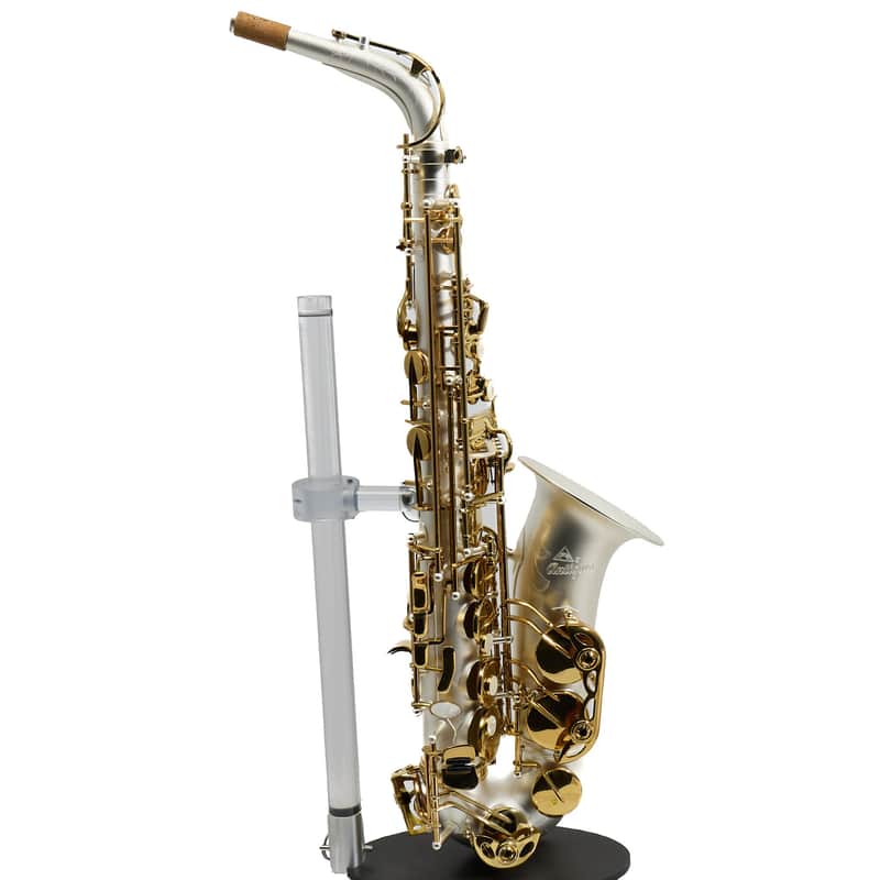 Antigua Winds Model AS4248SQ 'Powerbell' Alto Saxophone in Satin Silver image 1