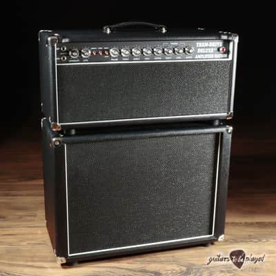 Amplified Nation Trem-Drive Deluxe 50W Head & 112 OS Cab – Black image 1