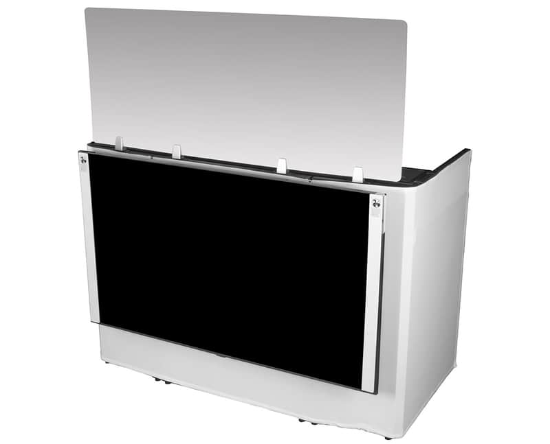 Odyssey DJBOOTHM65 Mobile Media DJ Booth Fits 65" Flat Screen TV/Monitor image 1