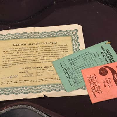 Gretsch Chet Atkins 6119 Old af guitar case image 2