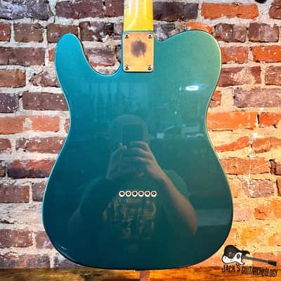 Fender Telecaster American Limited Edition 60s Electric Guitar w/ HSC & Respray by MJT (2010s - Sherwood Green Metallic) image 8