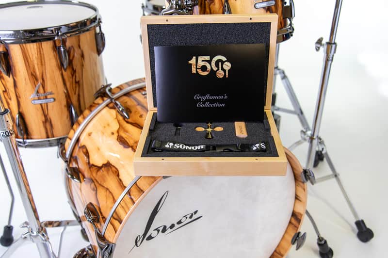 Sonor New Craftsmen’s Collection Vintage African Marble 150th Anniversary Shell Set | 100 Made Worldwide | SHIPS NOW | Authorized Dealer image 1