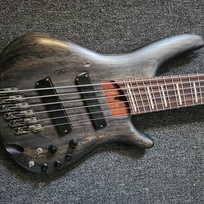 Ibanez SRFF806-BKS Bass Workshop Multi-Scale Soundgear 2015 - 2017 - Black Stained image 3