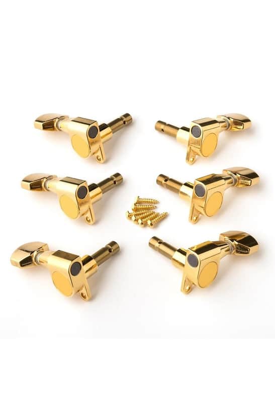 PRS Phase II Locking Tuner Set - Gold (Set of 6) image 1