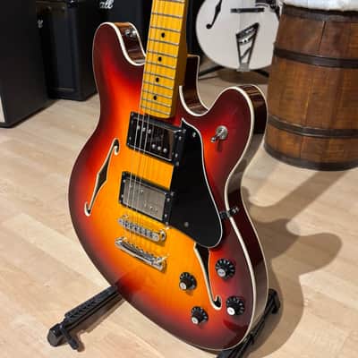 Fender - Modern Player Starcaster 3 Tone Sunburst - Maple ( No Case Or Bag) - USED image 5