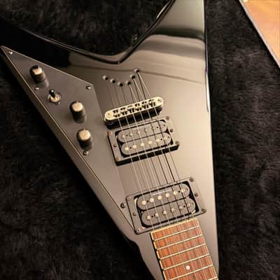ESP LTD DV-200 2005 Dave Mustaine Signature Black - DV8 inlay on First fret - w/OHSC image 18