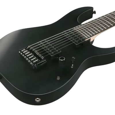 Ibanez RG Iron Label 6 String Electric Guitar - Black Flat (RGIXL7BKF) image 7