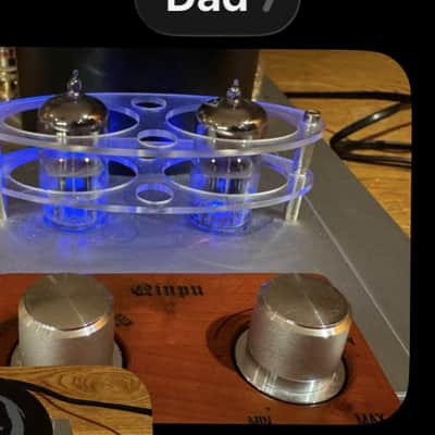 Qinpu A-6000 MKII Hybrid Tube Integrated Amp Wood Faceplate image 5