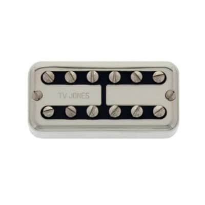 TV Jones Power'Tron Plus Guitar Bridge Pickup, Universal Mount, Nickel image 1