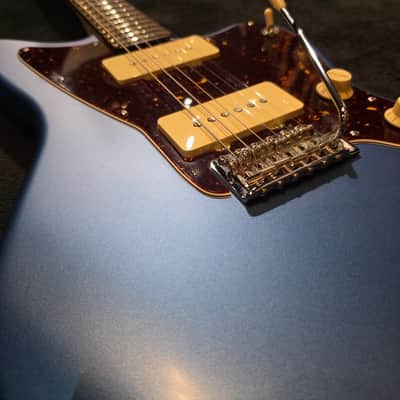 Fender American Performer Jazzmaster with Rosewood Fretboard 2018 - Present - Satin Lake Placid Blue image 4