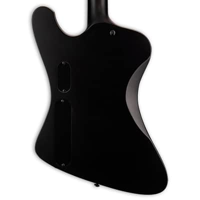 ESP LTD Phoenix Black Metal Guitar w/ a Fishman Fluence Pickup - Black Satin image 6