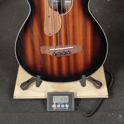 Ibanez AEGB24FE Acoustic/Electric Bass Mahogany Sunburst image 8
