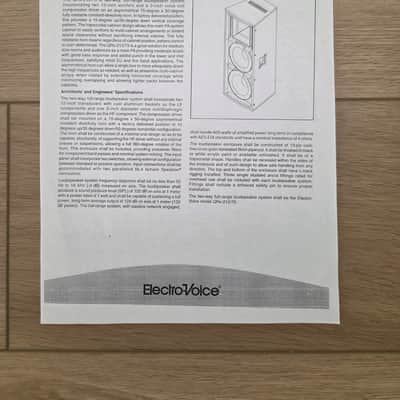 Electro-Voice (EV) QRx 212/75 12" 2-way Passive Speaker image 10
