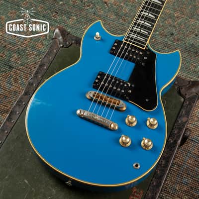 Rare! 1980 Yamaha SG2000 Limited Edition Masayoshi Takanaka Lagoon Blue Made in Japan neck trough image 7