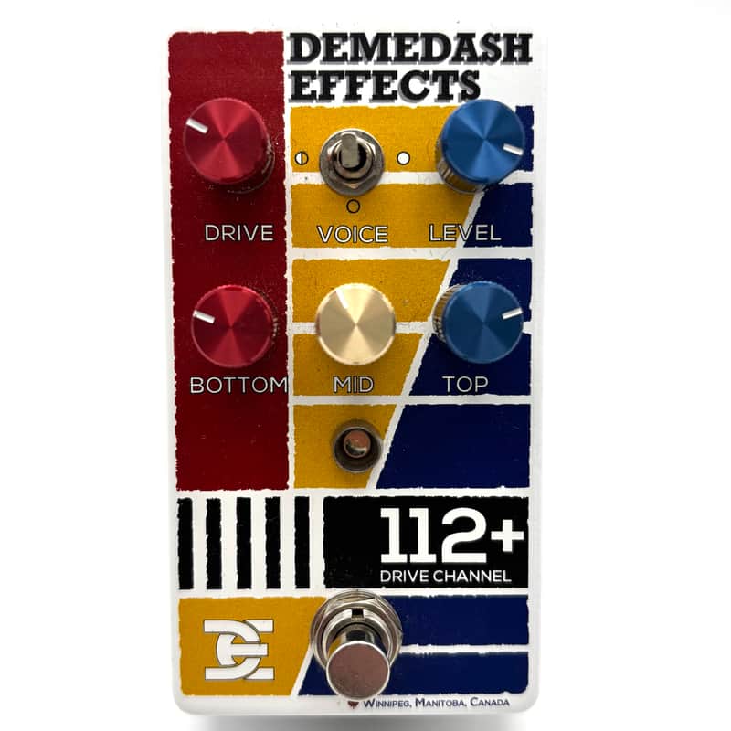 Demedash Effects 112+ Drive Channel Guitar Pedal image 1