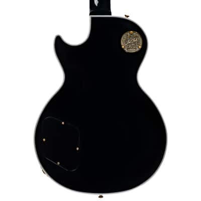 Gibson Custom Shop Modern Les Paul Custom Long Scale Electric Guitar, Ebony image 2