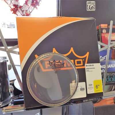Remo BA-0306-00 6" Ambassador Clear Head image 2