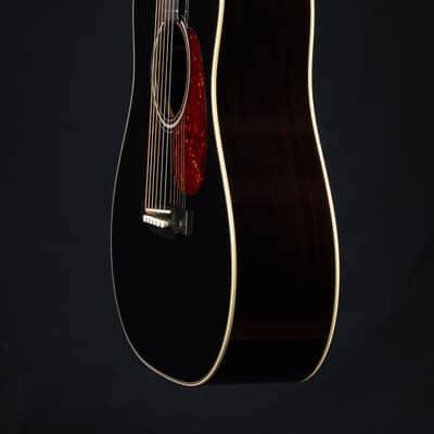 Bourgeois DS Vintage 12-Fret Indian Rosewood and Adirondack Spruce Black Top NEW image 12
