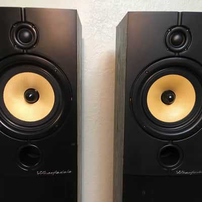 Vintage Wharfedale Diamond 8.3 Tower Speakers Two-Way Bi-Amplification Able Audiophile Hi-Fi Stereo image 6