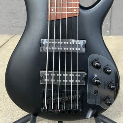 Ibanez SR306EBWK SR Series 6-String Electric Bass Guitar in Weathered Black image 10