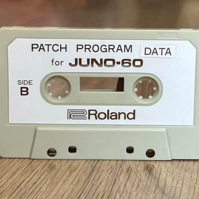 Roland Juno-60 Original Patch Program Data Cassette Tape image 2