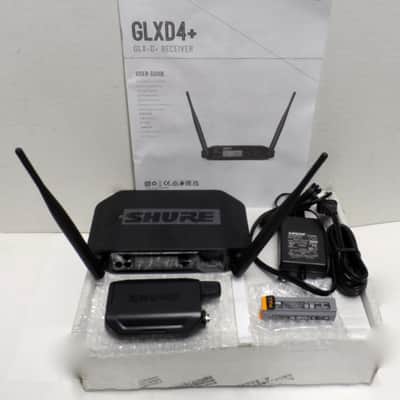 Mint Shure GLXD14+ Wireless Body Pack System with GLXD1+ Transmitter, GLXD4+ Receiver, SB904 Lithium-Ion Rechargeable Battery and WA302 Guitar Cable  Dual-Band System (Z3: 2.4, 5.8 GHz) Vocal 1 image 2