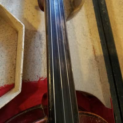 Francois Salzard Antique Violin/Old Time Fiddle W/GSB Wood Case image 11