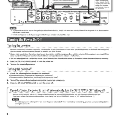 Roland GR-55 — 3 in 1 Owners Manual User Instructions — 107 Pages — USA Made image 4