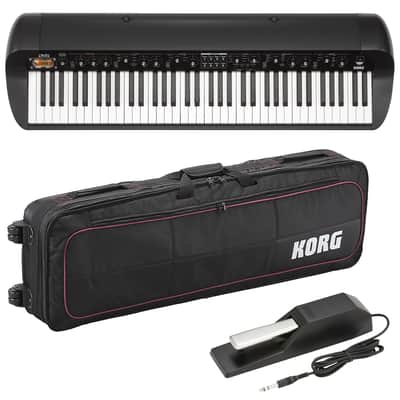 Korg SV-2 73 Stage Vintage Piano - Black - Carry Bag Kit