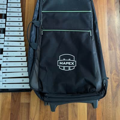 Mapex Student Bell Percussion Kit with metal xylophone instrument, soft case, metal stand, drum pad and mallets image 10