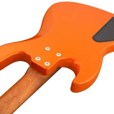 Sadowsky MetroExpress 21-Fret Vintage M Bass, Morado Fingerboard, 4-String - Solid Candy Apple Orange Metallic High Polish image 6