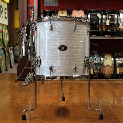 2006 Buddy Rich Drum Company Outfit in White Marine Pearl 14x24 9x13 16x16 16x16 image 12