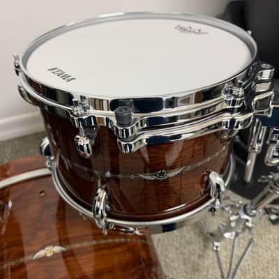 Tama Star Bubinga Bop Drum Set - Natural Indian Laurel 18x14 12x8 14x12 image 5