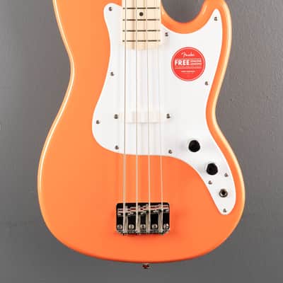 Squier Sonic Bronco Bass - Tahitian Coral w/Maple image 2