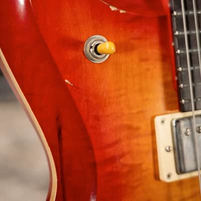 Novo Serus H2 Electric Guitar - Faded Cherry Burst with Gig Bag image 9