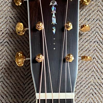 Preston Thompson D-42 Brazilian/Adirondack, Vintage Martin Sunburst, Engraved Tuners, 2020, WOW! image 11
